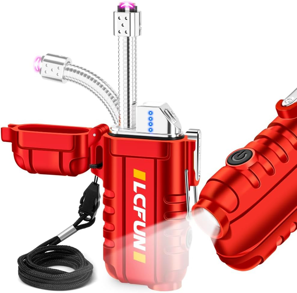Outdoor Windproof Usb C Rechargeable Plasma Arc Lighters Electr