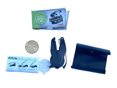 Trodat Ideal Seal Embossing Press, Black 2'' Handheld