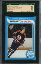 1979-80 Topps Wayne Gretzky #18 Rookie RC SGC 7.5 NM+ Oilers HOF