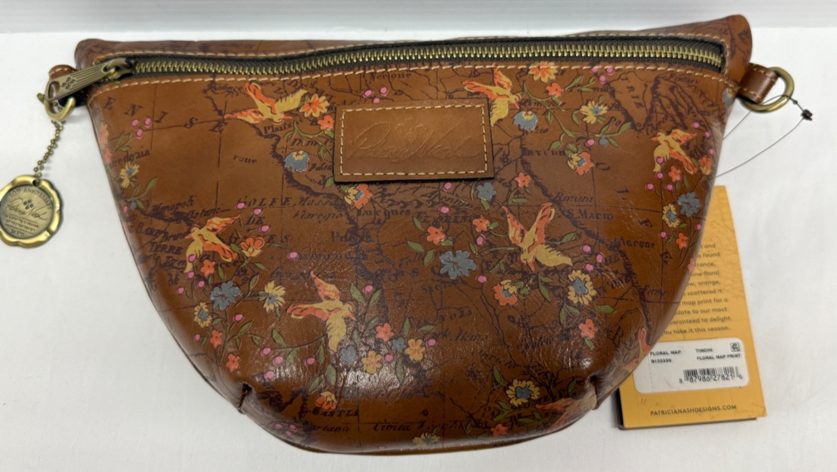Patricia Nash Tinchi Leather Convertible Crossbody FLORAL  display picture 1