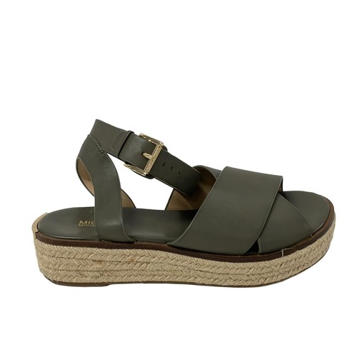 Autentici MICHAEL KORS - Sandali da donna in pelle kaki - Foto 4 di 12