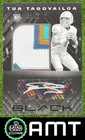 Tua Tagovailoa RC 2020 Panini Black 3/99 Rookie Patch Auto Miami Dolphins #202