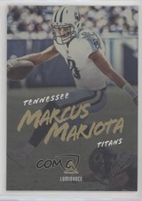 2018 Panini Luminance Gold Luminance Marcus Mariota #95 et6