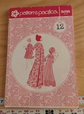 Vtg Patterns Pacifica 3015 Hawaiian Muu Muu Dress Uncut Sz 12 Luau Costume