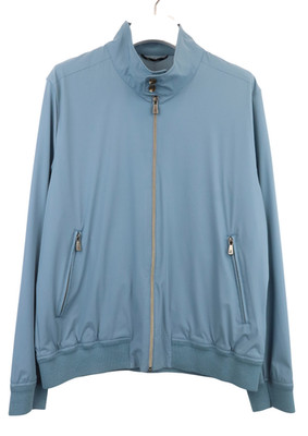 BROOKS BROTHERS Bomberjacke Herren XL Blau Leicht Stretch
