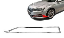 Front Bumper Fog Light Grille Trim Chrome Left For SKODA Superb 2019-24