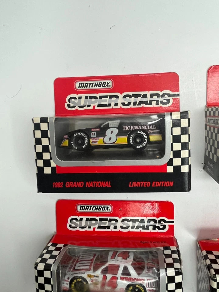 MATCHBOX SUPERSTARS LOT OF 7 NASCAR 1/64 SCALE RACE CARS NEW MOC - Image 2 of 4