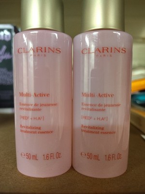 Clarins Paris Multi-Active Revitalizing Treatment Essence 1.6 Fl Oz x2 bottles