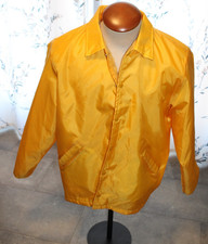 Vintage Birdie Golf Windbreaker by Richard A Leslie USA Made XL Fur Lined