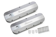 Holley Sniper Fabricated Valve Covers For Big Block Chevy Tall Aluminum Pair Holley Sniper Fabricated Valve Covers For Big Block Chevy Tall Aluminum Pair