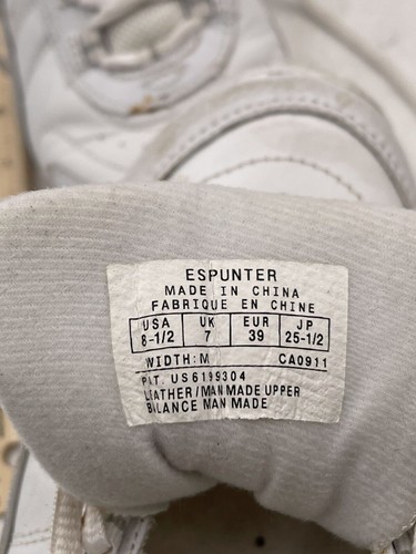 Easy Spirit Espunter Athletic Women's Sz 8.5 White Leather Lace Up Sneakers - Picture 7 of 7