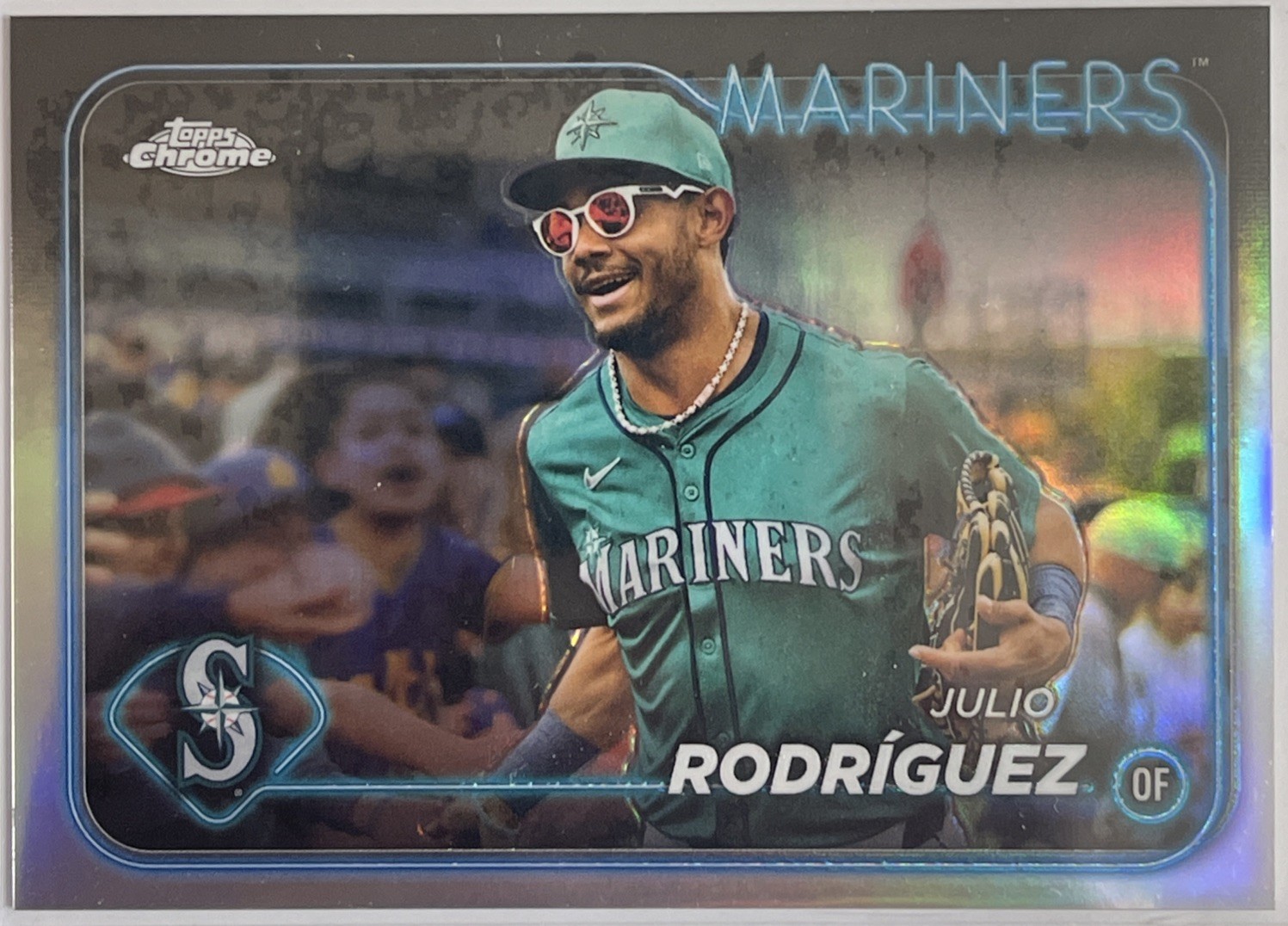 Julio Rodriguez 2024 Topps Chrome - Image Variation #300. Seattle Mariners.