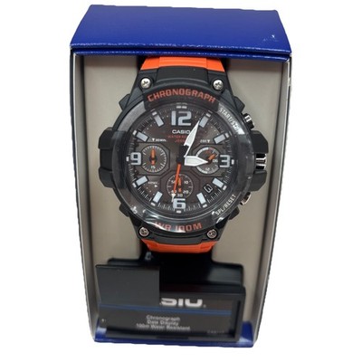 Casio Men's Watch G Shock CAS117 Orange 100m Water Resistance | eBay