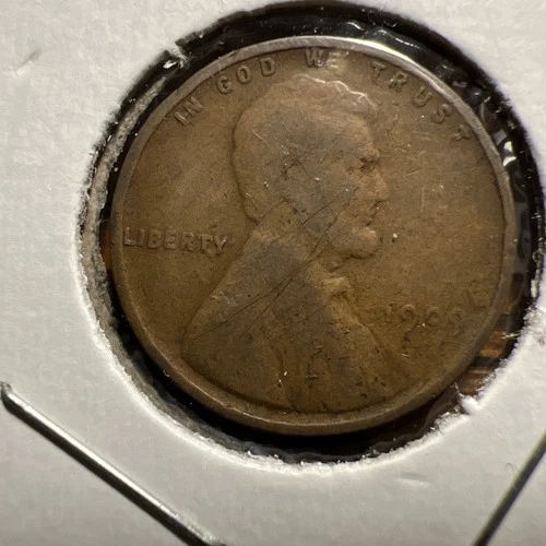 1909 (P) Lincoln Wheat Cent Penny 1c -  Good (VG). Free Shipping