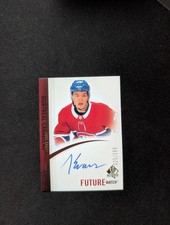 2020-21 SP AUTHENTIC JAKE EVANS RETRO FUTURE WATCH AUTO ROOKIE /399