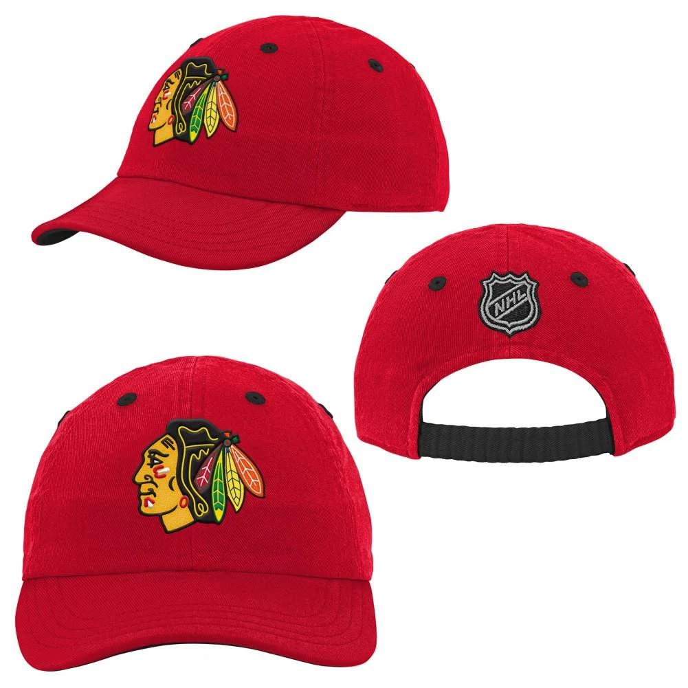Gorra Curved Visor Inflant Slouch Para Bebé Chicago Blackhawks NHL
