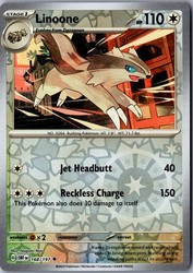 Linoone 168/197 Obsidian Flames Reverse Holo Uncommon