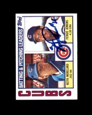 Fergie Jenkins Signed 1984 Topps Leaders Chicago Cubs Autograph