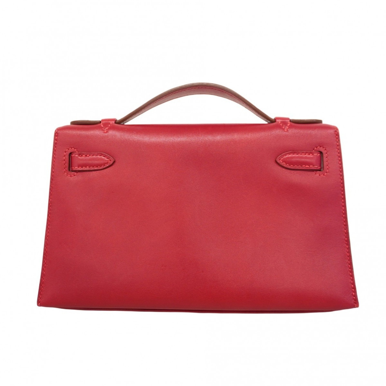 Hermes Hermès handbag, Kelly Swift Rouge vif, Pochette, N engraved... GZl1fcc0 thumbnail 14