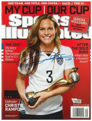 Vi Rampone Christie Rampone Signed Team USA Sports Illustrated Magazine (Steiner ...