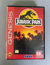 SEGA Jurassic Park (Sega Genesis) Complete Manual Included Action & Adventure