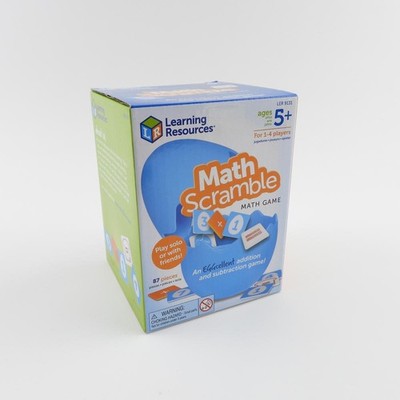 Learning Resources Math Scramble Mathe-Legespiel für Kinder ab 5 J.
