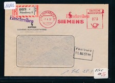 116102) Reco-Brief 1957, AKZ-RZ Nuremberg 2 "c", AFS (13a) N.24 "SIEMENS"