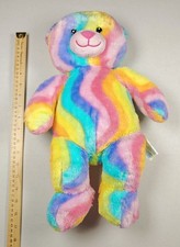 Rainbow Hugs Swirl Enchanted Teddy build a bear 16 in plush