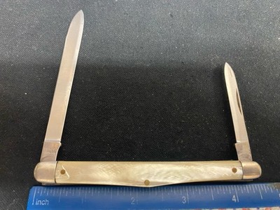 Schrade Walden USA SS700 Melon Tester Knife, Imitation Pearl