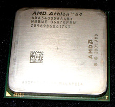 AMD ATHLON 64 3400 2.2 GHZ PROCESSOR, ADA3400DAA4BY, SOCKET 939, US SELLER