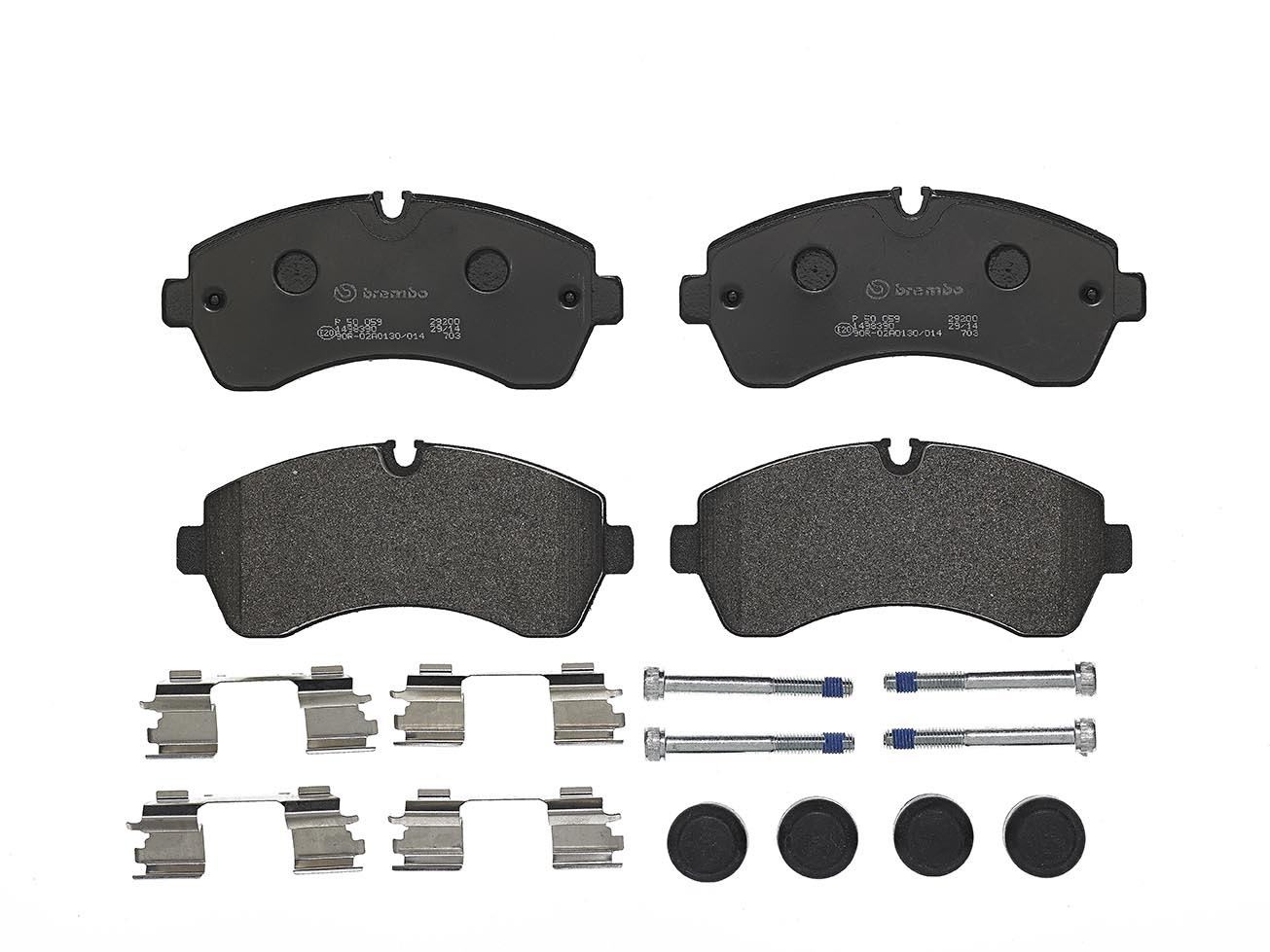 Für BREMBO P 50 059 HAM PADS. FRONT MERCEDES SPRINTER 5-T 06- - Bild 4