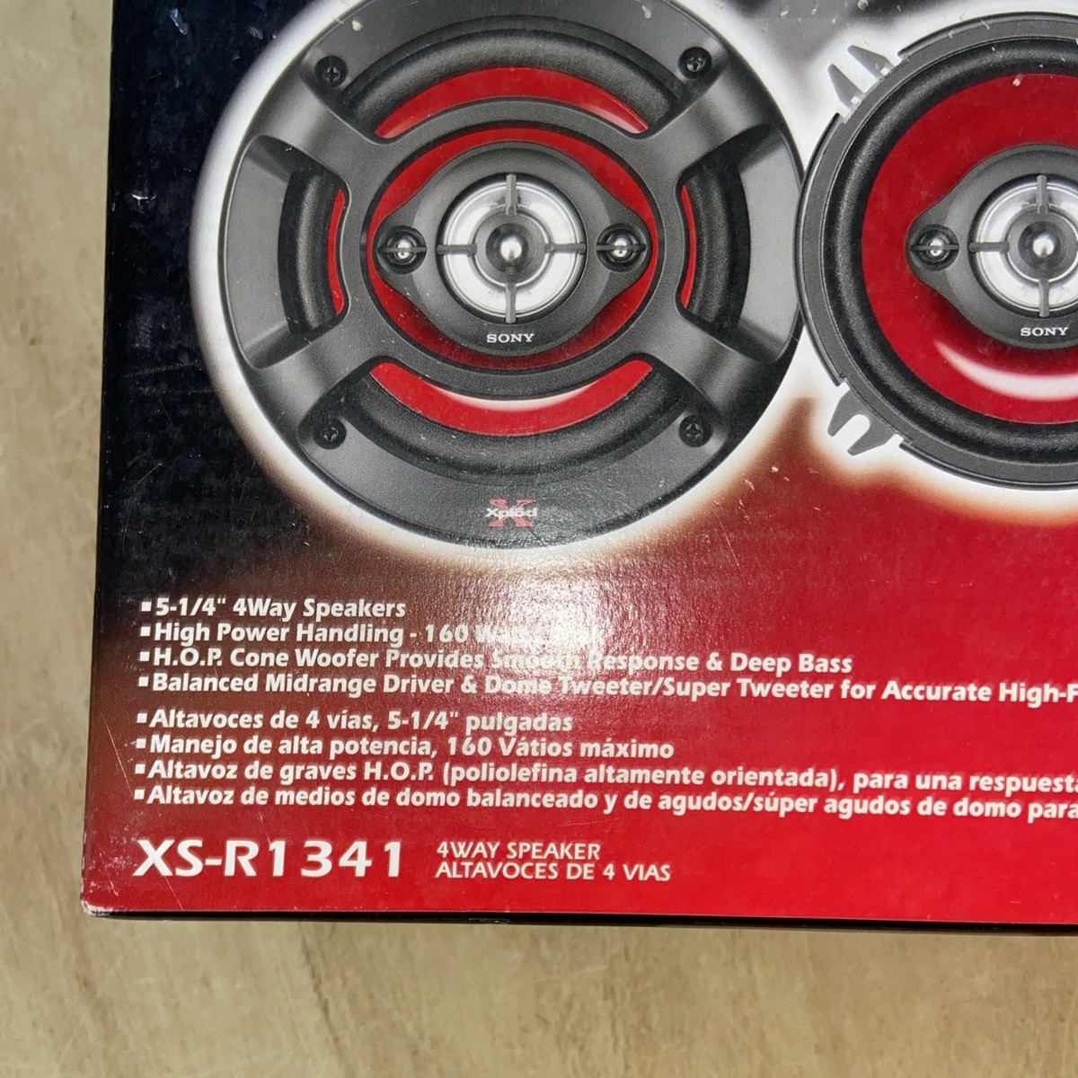 レッドソニア SONY Xplod XS-R1341 160 Watt Peak Power 4waySpeakers Open NOS | eBay