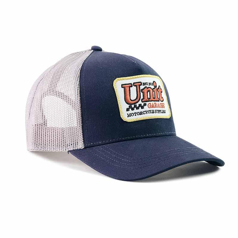 Casquette Trucker Box Unit Garage en coton noir réglable