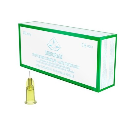 MESORAM Micro-Injektionsnadeln   Box 100 / 10er & 20er Mix   CE Mesotherapie