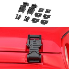 Hood Latches Hood Lock 2pcs Aluminum Catch Locking Kits For Jeep Wrangler Jk Jku