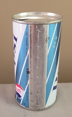 Vintage 1950's Canadian Pepsi-Cola flat top soda steel tin can | eBay