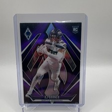 2024 Panini Phoenix AJ Barner Seattle Seahawks Rookie Purple Fade #154 Football