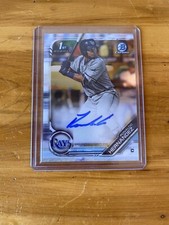 2019 Bowman Ronaldo Hernandez 1st Bowman Chrome Auto Rays