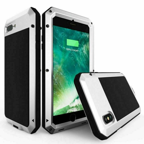Aluminum Metal Shockproof For iPhone 7 8 Plus X XR XS Max Heavy Duty Case Cover - Picture 8 of 9