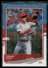 2020 Donruss Optic Carolina Blue and White Tommy Edman St. Louis Cardinals #191