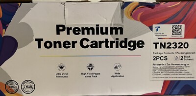 Premium Toner Cartridge TN2320, 2 pcs schwarz 