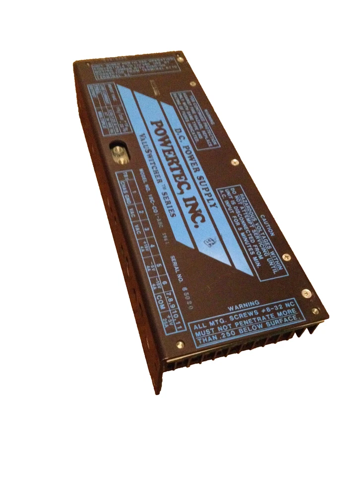 POWERTEC 19C-COI-ABC SP61 DC POWER SUPPLY - Image 3 of 3