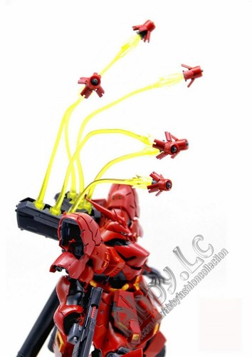 Piezas efecto embudo amarillo transparente para RG HG UC 1/144 modelo Sazabi - Imagen 10 de 12
