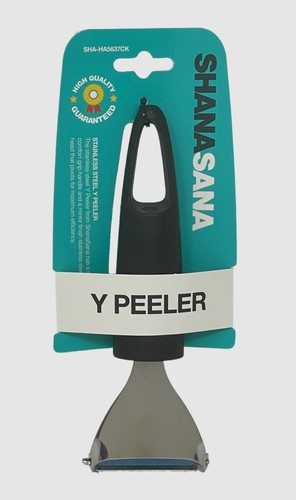 Edelstahl Schweizer Y Schäler Gemüse Obst Kartoffel Schale Küchenwerkzeug Scharf - Bild 1 von 4