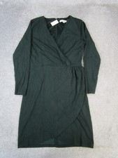 Loft Dress Womens 6 Green Blouson New