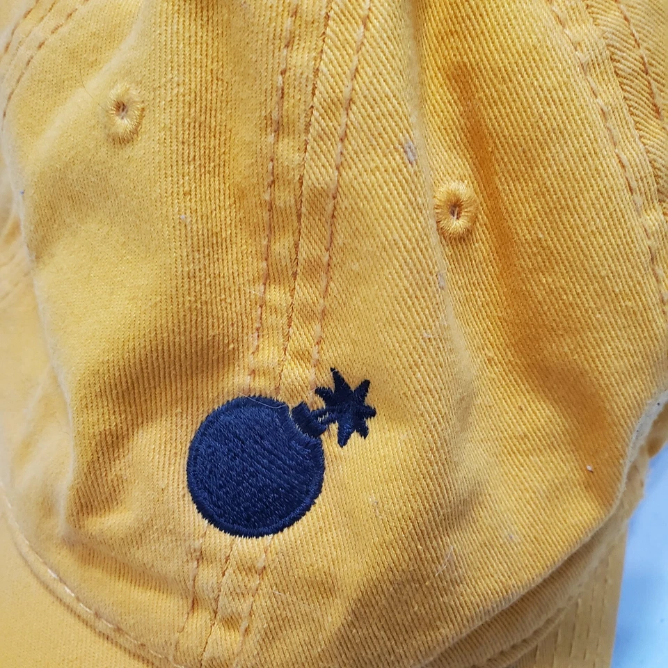 Gorra de béisbol amarilla talla única The Hundreds para hombre logotipo bordado ajustable Foto 3 de 4