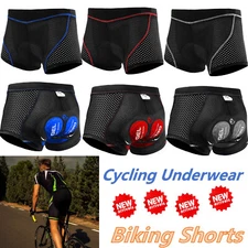 Men Cycling Underwear Shorts 5D Padded Gel MTB Biking Shorts Breathable Pants US