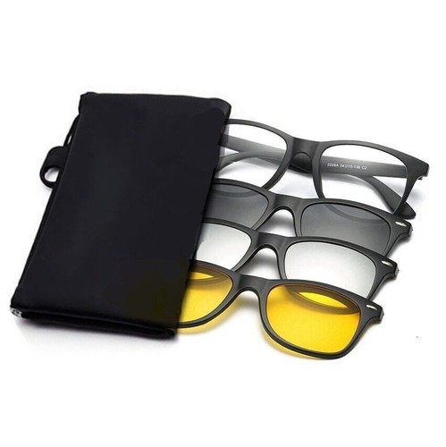 Bifocal Polarized Sunglasses Reading Glasses Readers Magnetic Clip-on Men +1.00