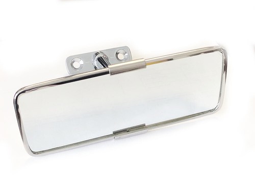 Stainless Steel UNIVERSAL Rear View Mirror Interior KIT CAR / HOT ROD - Picture 5 of 6