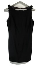 Laundry Shelli Segal Lil Black Sheath Dress Sleeveless Stretch Any Occasion 8
